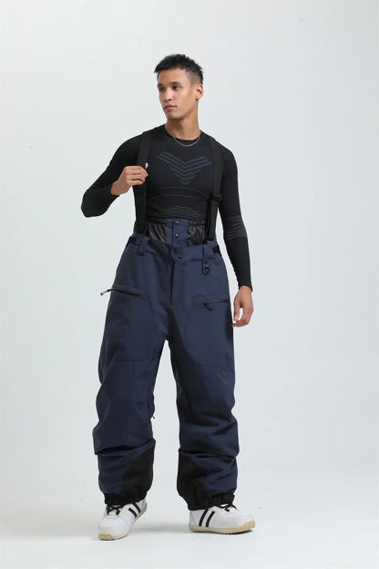 Herren-Skihose mit Hosenträgern und Reißverschluss-Pants for Men-Alpenkind