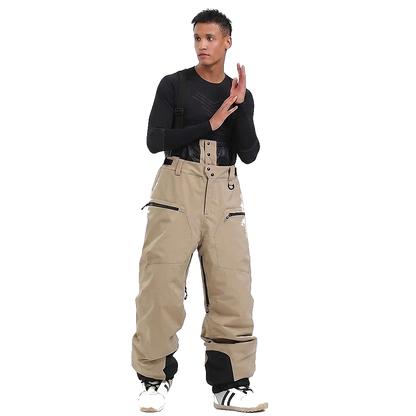 Herren-Skihose mit Hosenträgern und Reißverschluss-Pants for Men-Alpenkind