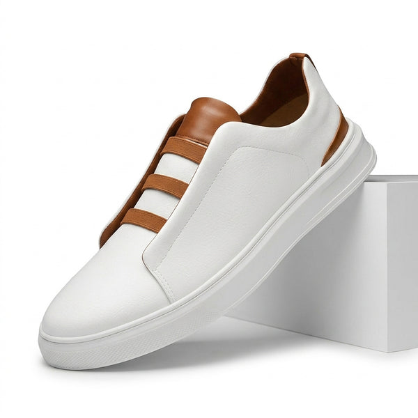 Herren-Slip-On-Sneaker mit Kontrastriemen-Detail-Footwear for men-Alpenkind
