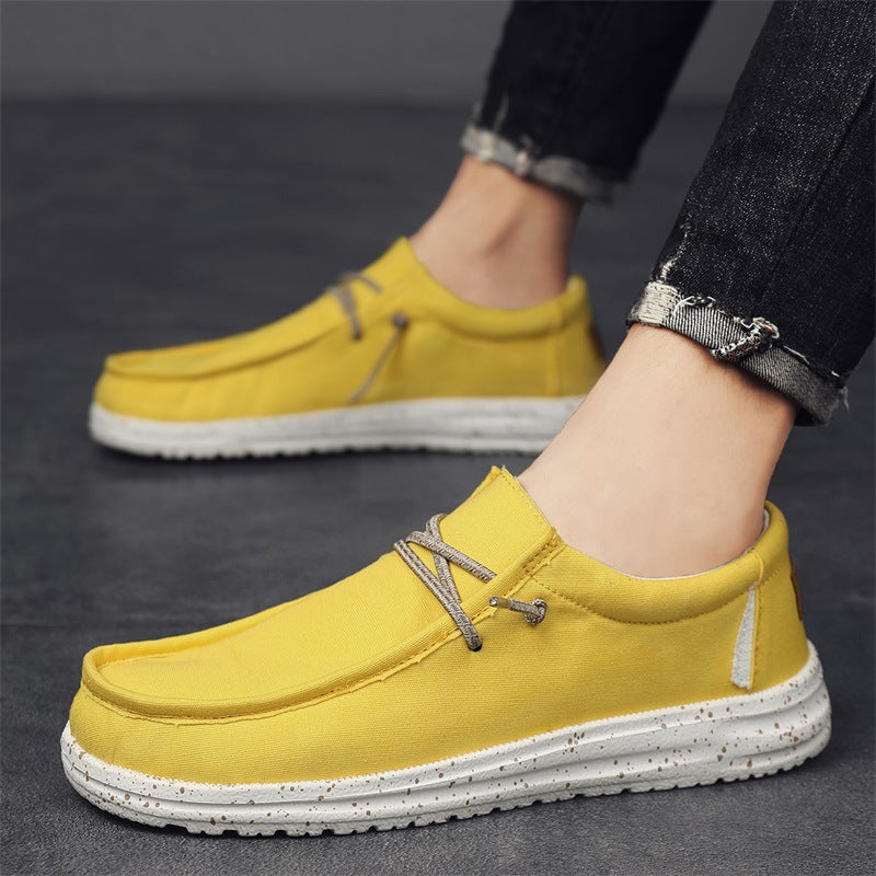 Herren-Slipper mit gesprenkelter Sohle-Footwear for men-Alpenkind