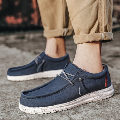 Herren-Slipper mit gesprenkelter Sohle-Footwear for men-Alpenkind