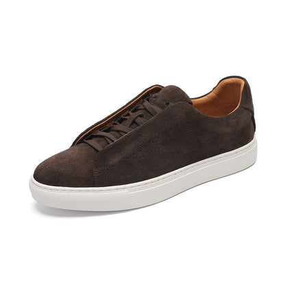 Herren-Sneaker aus Wildleder mit niedrigem Schaft-Footwear for men-Alpenkind