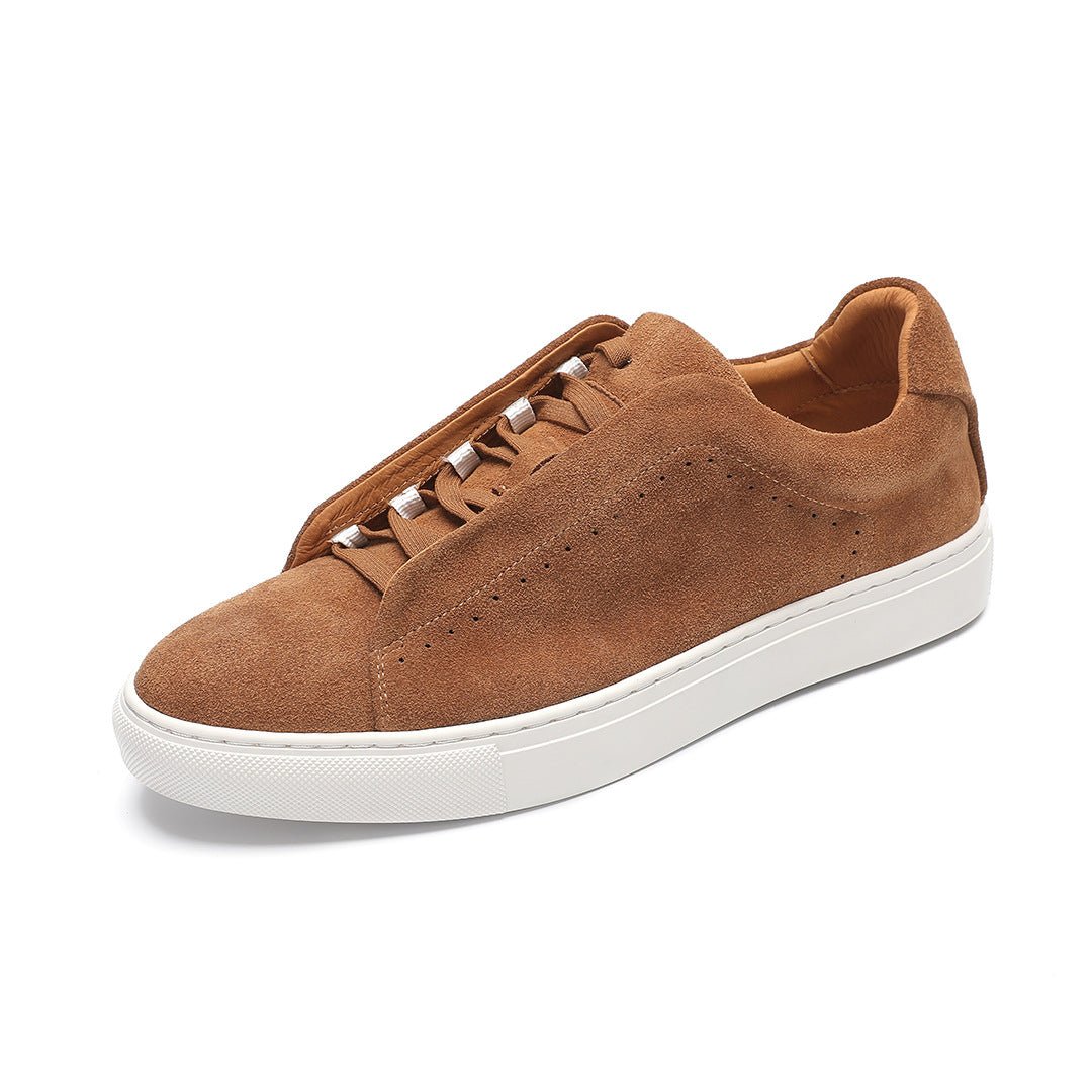 Herren-Sneaker aus Wildleder mit niedrigem Schaft-Footwear for men-Alpenkind