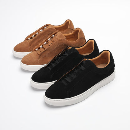 Herren-Sneaker aus Wildleder mit niedrigem Schaft-Footwear for men-Alpenkind