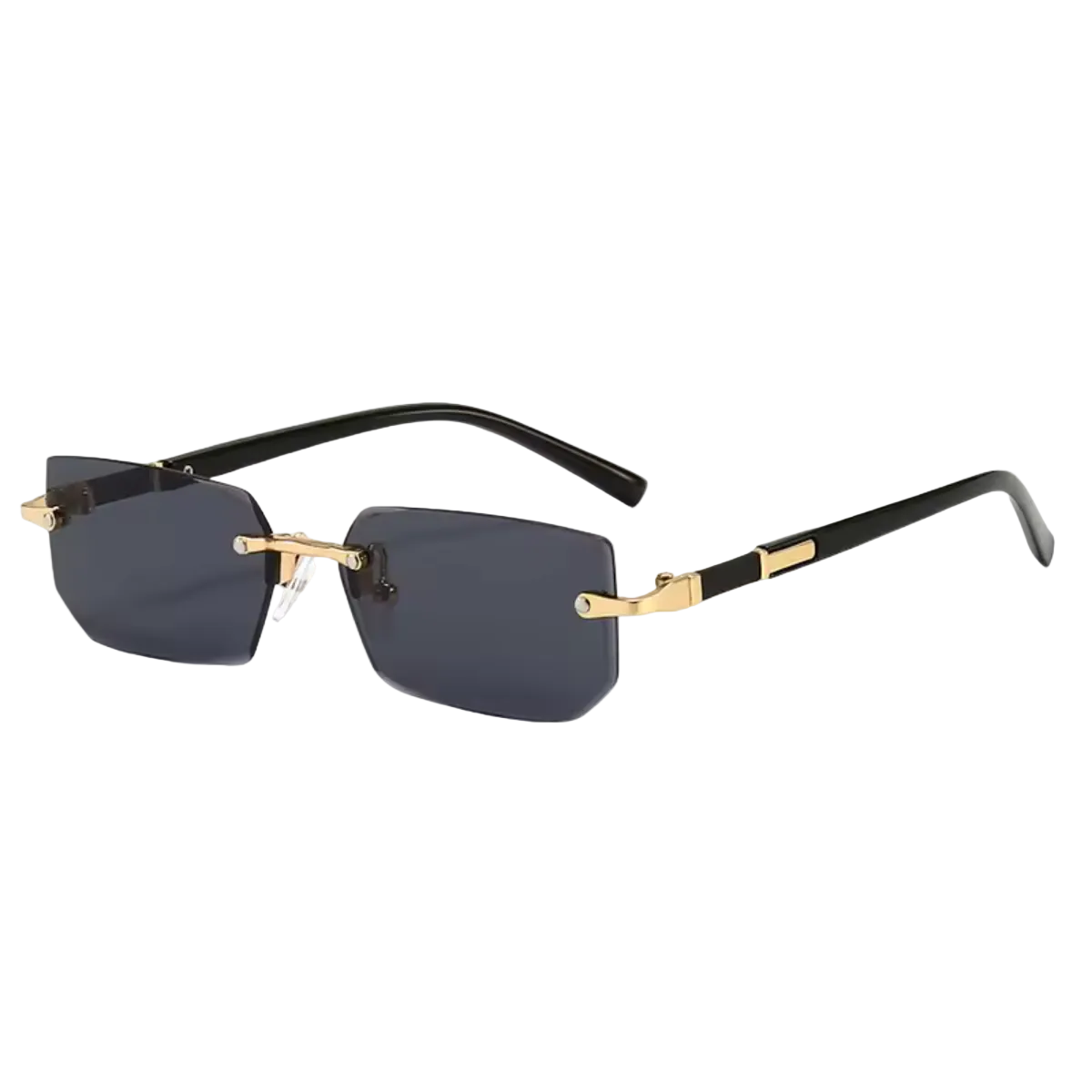 Herren Sonnenbrille mit rechteckigen Gläsern und Metallsteg-Glasses for men-Alpenkind