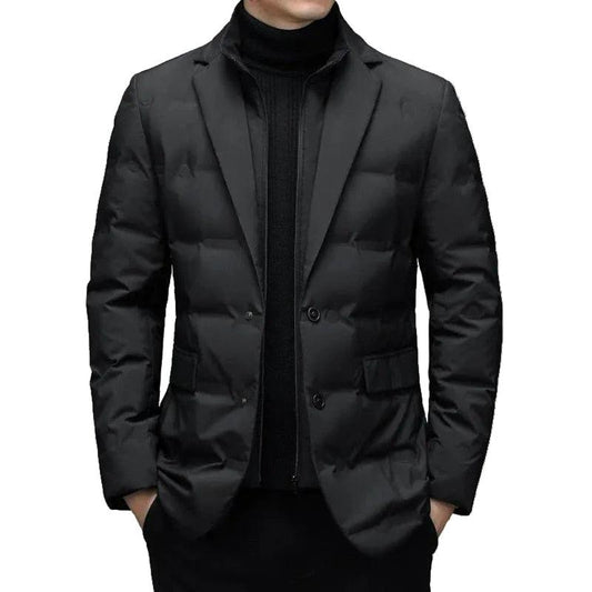 Herren Steppjacke im Sakko-Stil-Men Outerwear-Alpenkind
