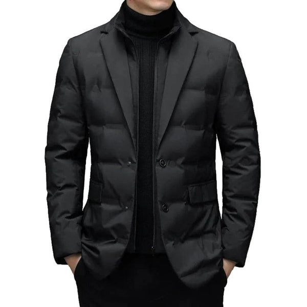 Herren Steppjacke im Sakko-Stil-Men Outerwear-Alpenkind