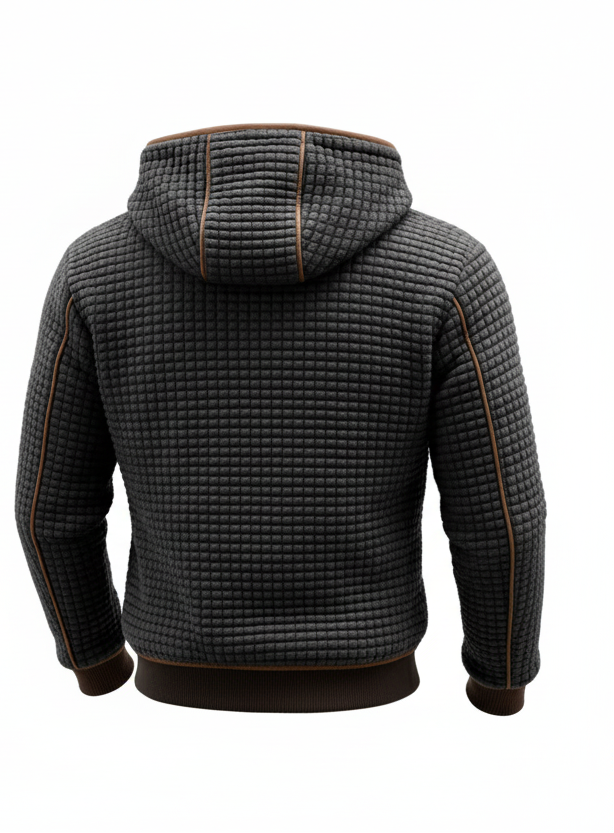 Herren Steppjacke mit Reißverschluss und Stehkragen-Men Outerwear-Alpenkind