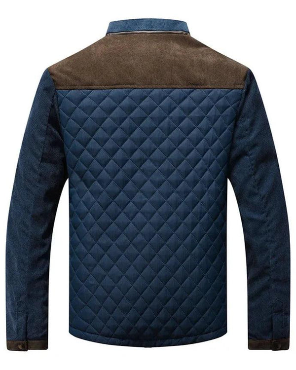 Herren Steppjacke mit Stehkragen-Men Outerwear-Alpenkind
