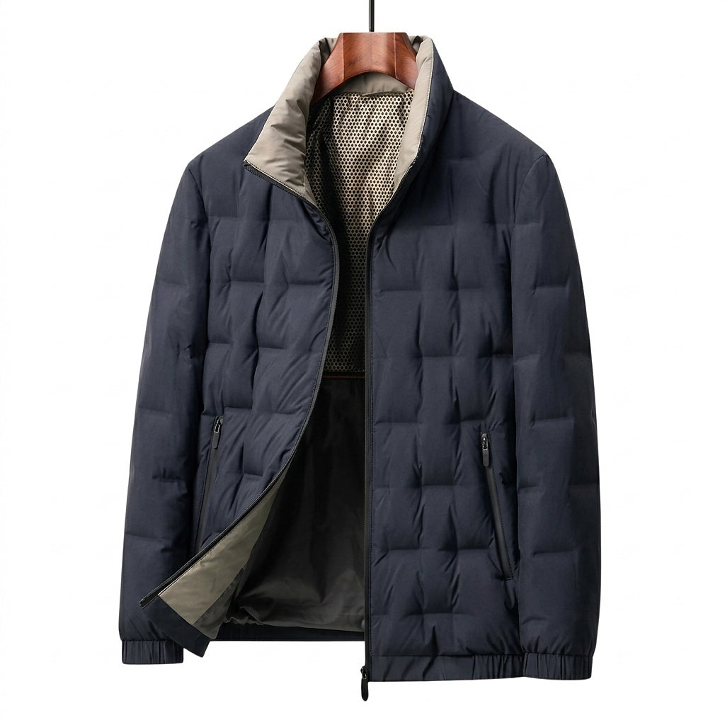 Herren Steppjacke mit Stehkragen-Jackets for men-Alpenkind