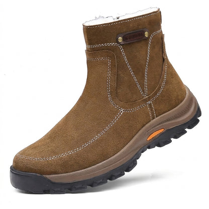 Herren-Stiefeletten aus Wildleder mit seitlichem Reißverschluss-Footwear for men-Alpenkind