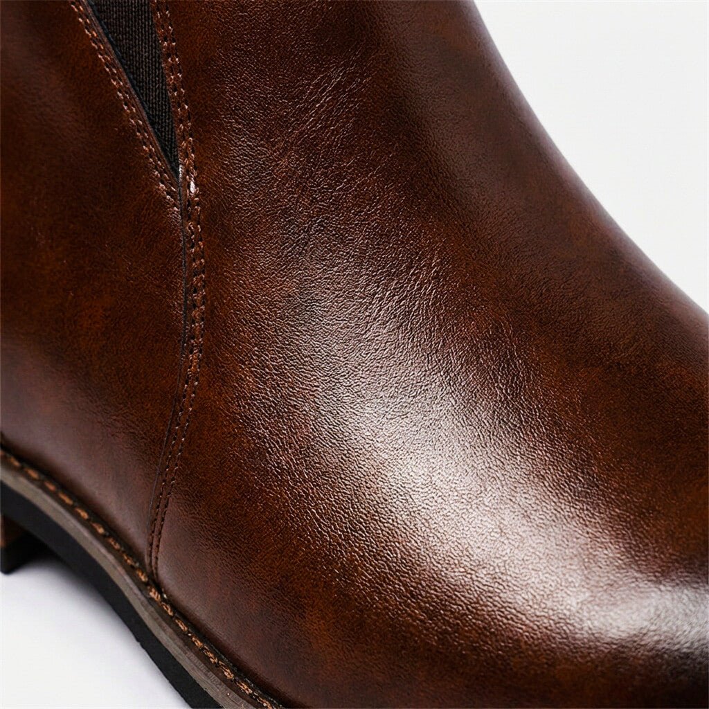 Herren-Stiefeletten mit elastischen Seiteneinsätzen-Footwear for men-Alpenkind