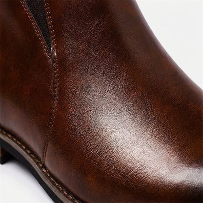 Herren-Stiefeletten mit elastischen Seiteneinsätzen-Footwear for men-Alpenkind