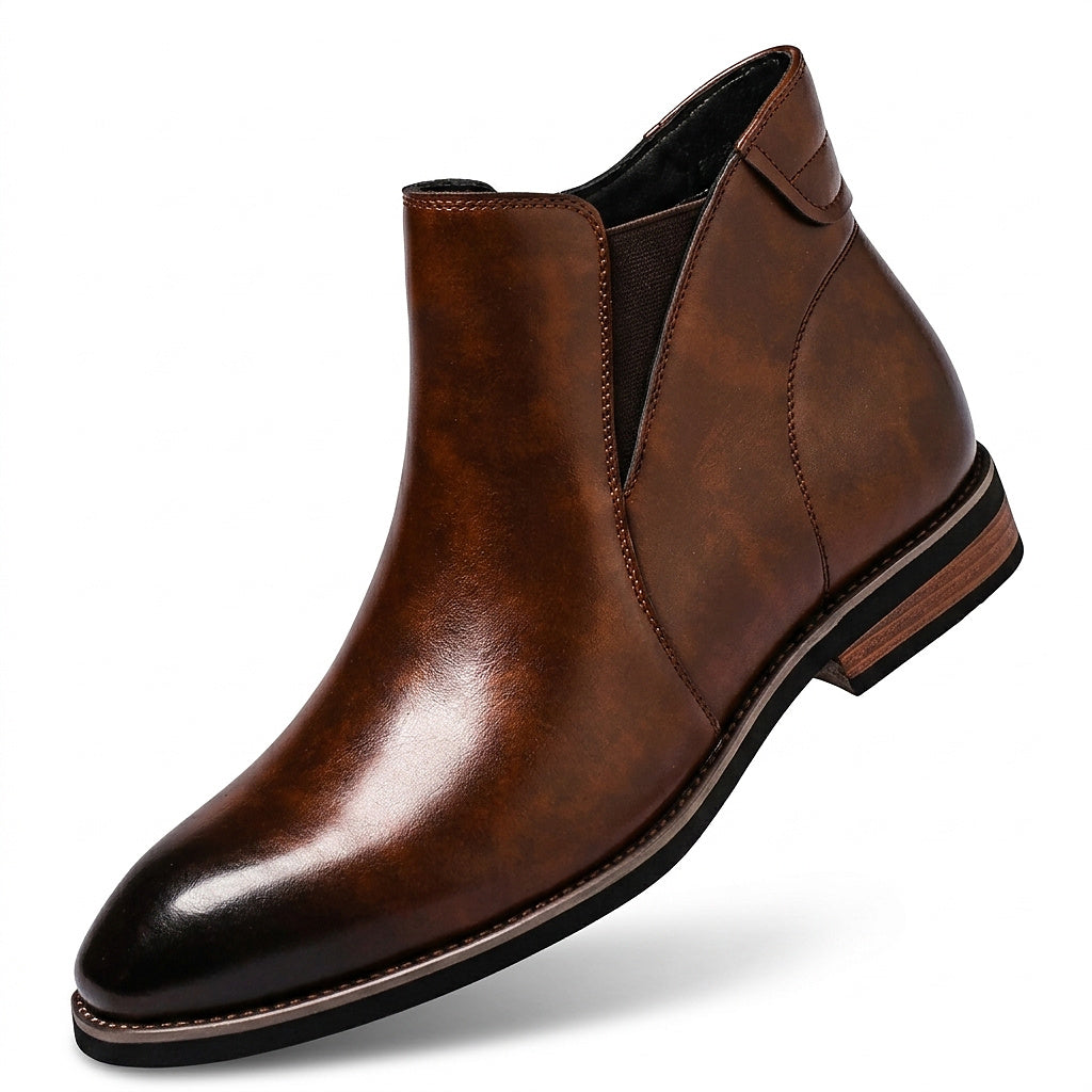 Herren-Stiefeletten mit elastischen Seiteneinsätzen-Footwear for men-Alpenkind