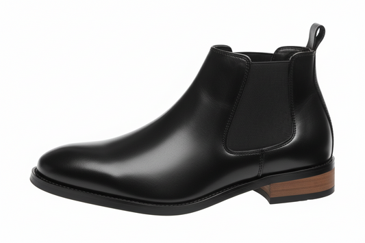 Herren Stiefeletten mit elastischen Seiteneinsätzen und Zuglaschen-Footwear for men-Alpenkind