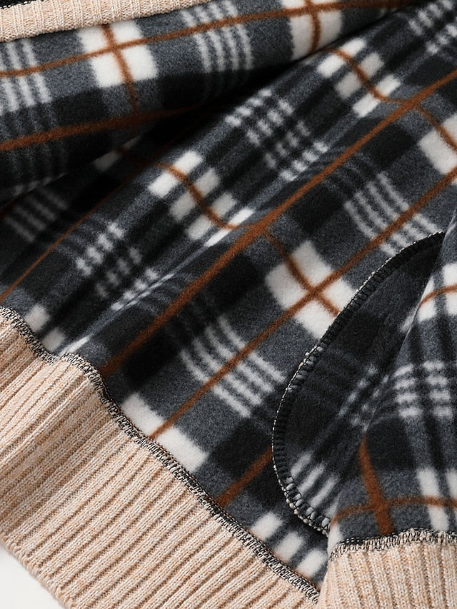 Herren-Strickjacke mit durchgehendem Reißverschluss und Rippstrick-Cardigan for men-Alpenkind