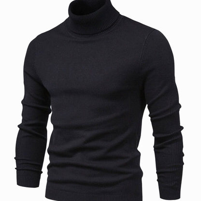 Herren-Strickpullover mit Rollkragen und langen Ärmeln-Sweaters for men-Alpenkind