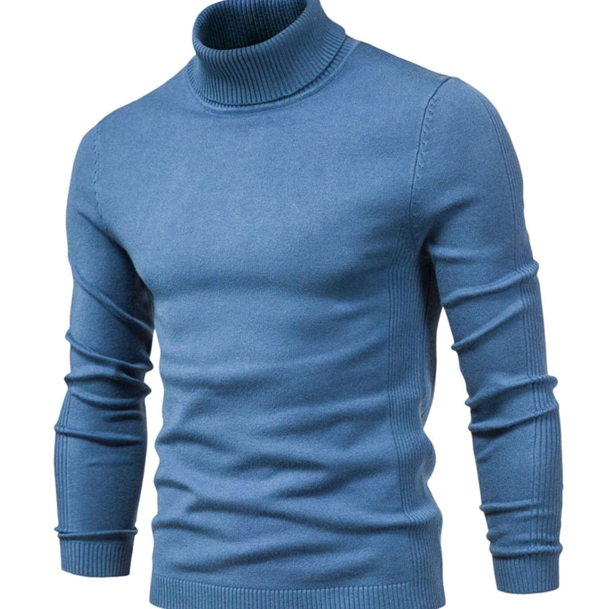 Herren-Strickpullover mit Rollkragen und langen Ärmeln-Sweaters for men-Alpenkind