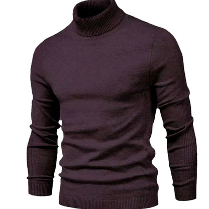 Herren-Strickpullover mit Rollkragen und langen Ärmeln-Sweaters for men-Alpenkind