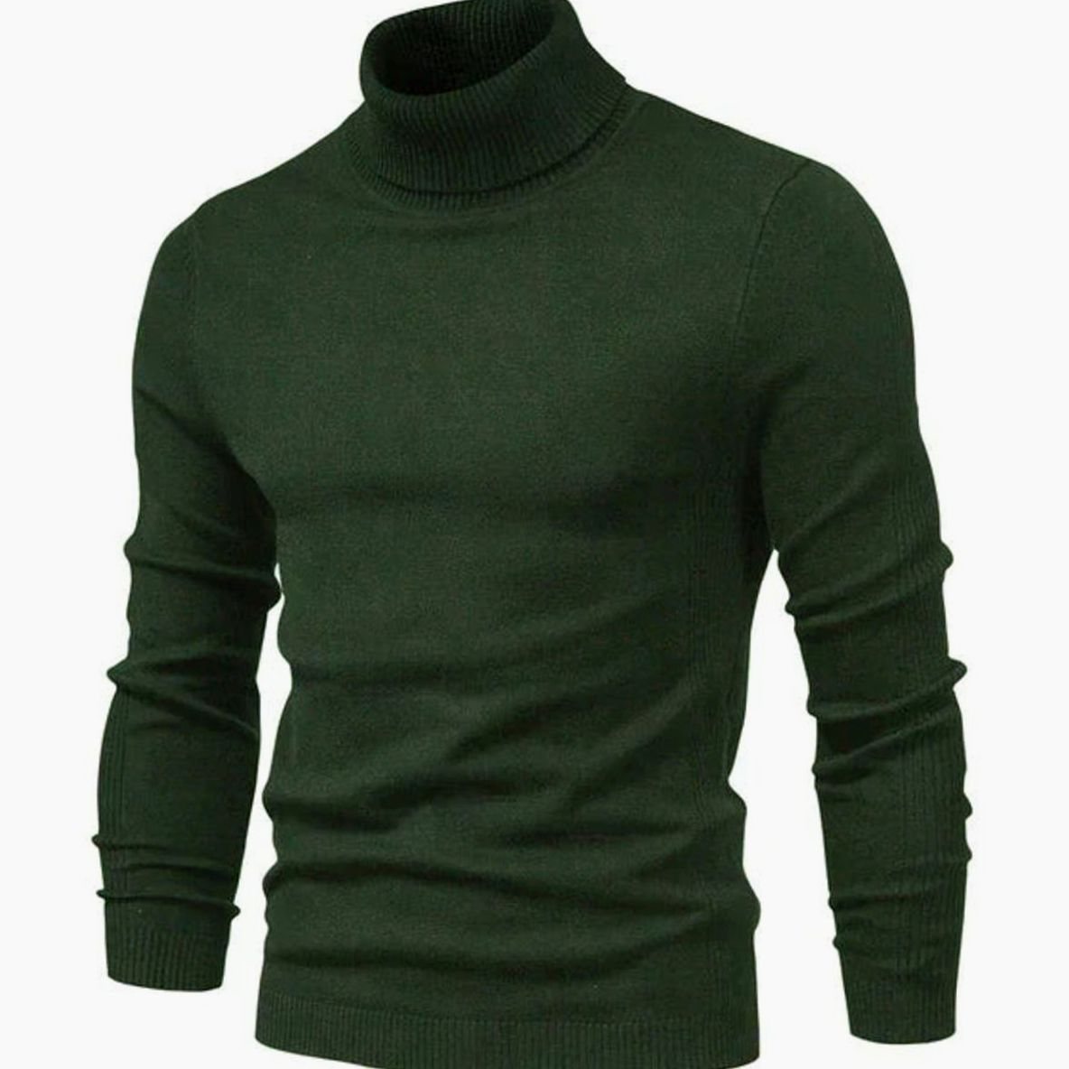 Herren-Strickpullover mit Rollkragen und langen Ärmeln-Sweaters for men-Alpenkind