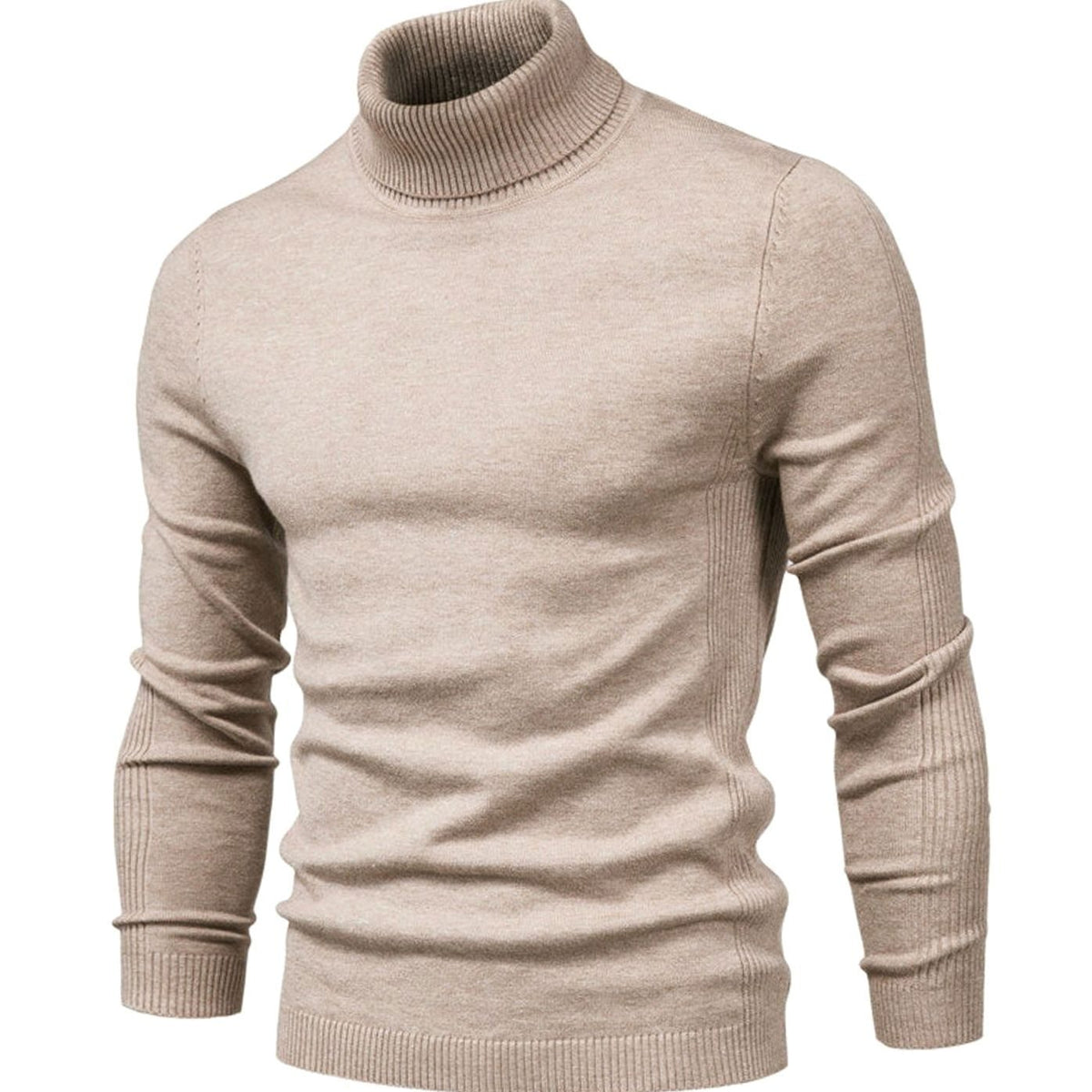Herren-Strickpullover mit Rollkragen und langen Ärmeln-Sweaters for men-Alpenkind