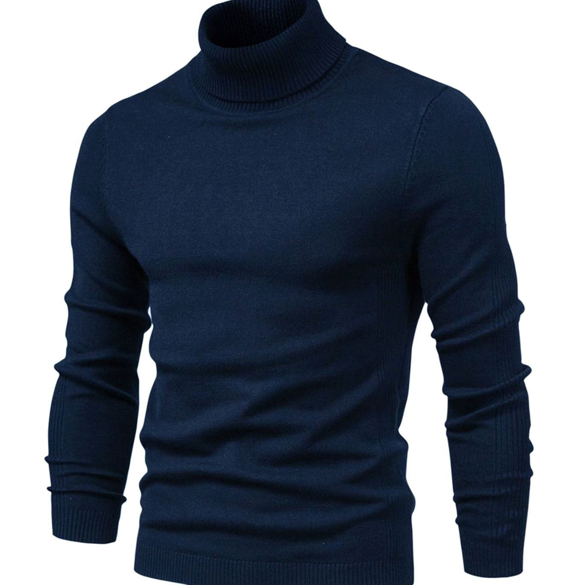 Herren-Strickpullover mit Rollkragen und langen Ärmeln-Sweaters for men-Alpenkind