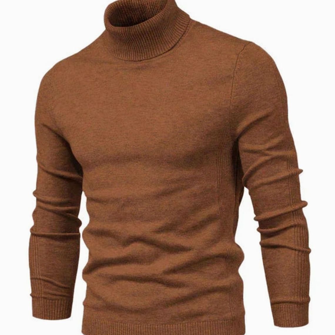 Herren-Strickpullover mit Rollkragen und langen Ärmeln-Sweaters for men-Alpenkind