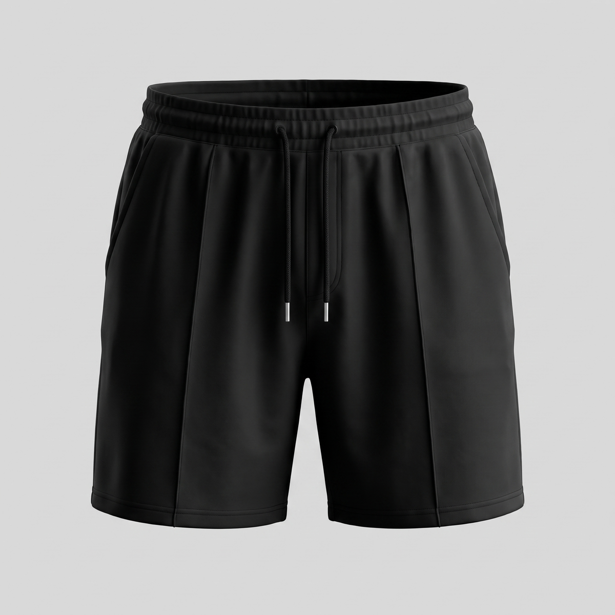 Herren-Sweatshorts mit Kordelzug und Nahtdetails-Shorts for men-Alpenkind