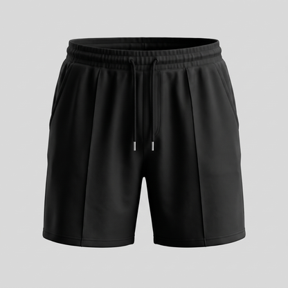 Herren-Sweatshorts mit Kordelzug und Nahtdetails-Shorts for men-Alpenkind