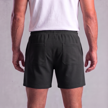 Herren-Sweatshorts mit Kordelzug und Nahtdetails-Shorts for men-Alpenkind