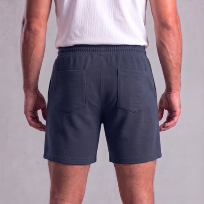 Herren-Sweatshorts mit Kordelzug und Nahtdetails-Shorts for men-Alpenkind