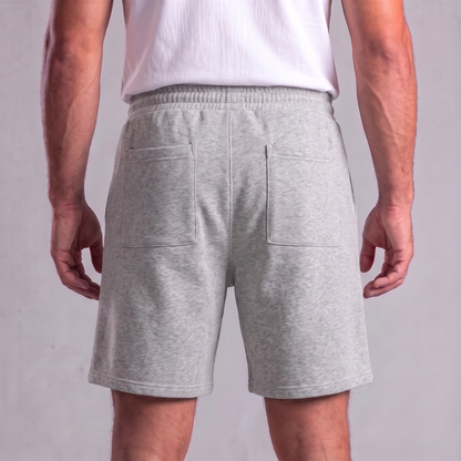 Herren-Sweatshorts mit Kordelzug und Nahtdetails-Shorts for men-Alpenkind