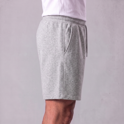 Herren-Sweatshorts mit Kordelzug und Nahtdetails-Shorts for men-Alpenkind