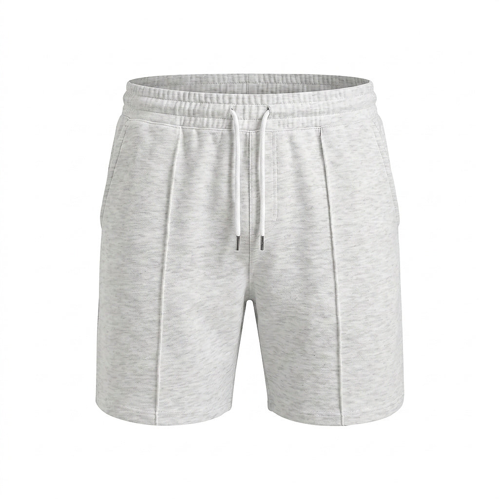 Herren-Sweatshorts mit Kordelzug und Nahtdetails-Shorts for men-Alpenkind