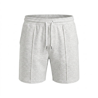 Herren-Sweatshorts mit Kordelzug und Nahtdetails-Shorts for men-Alpenkind