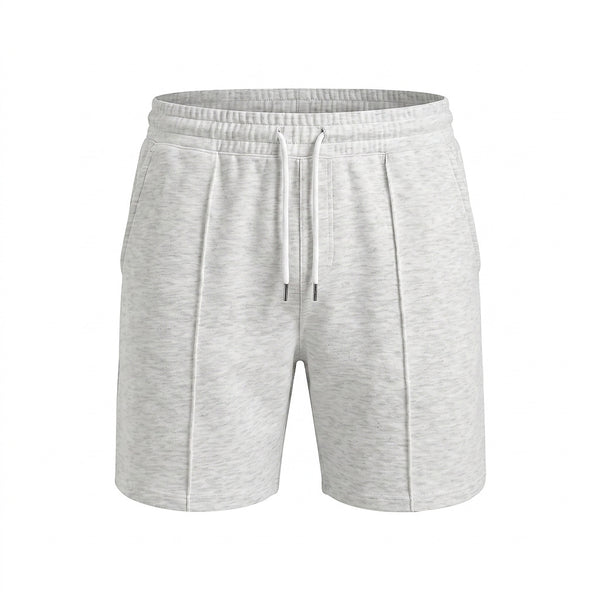 Herren-Sweatshorts mit Kordelzug und Nahtdetails-Shorts for men-Alpenkind