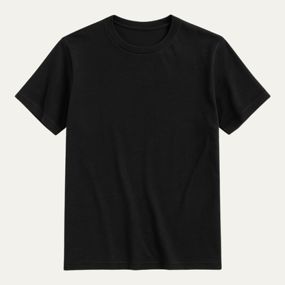 Herren T-Shirt mit kurzen Ärmeln, Rundhalsausschnitt und geradem Saum-Men Tops-Alpenkind