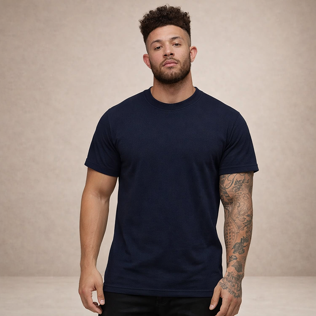 Herren-T-Shirt mit Rundhalsausschnitt und kurzen Ärmeln-T-shirt for men-Alpenkind