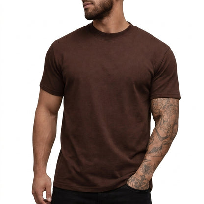 Herren-T-Shirt mit Rundhalsausschnitt und kurzen Ärmeln-T-shirt for men-Alpenkind