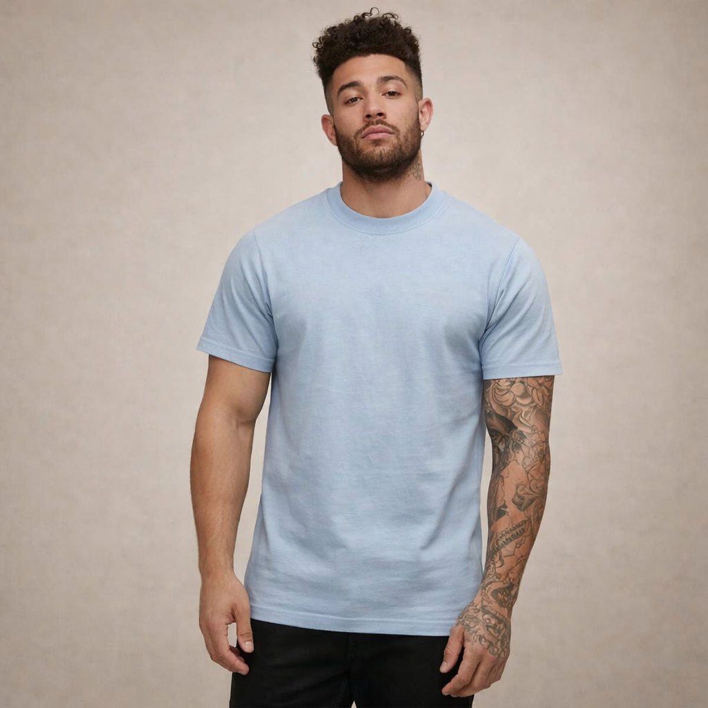 Herren-T-Shirt mit Rundhalsausschnitt und kurzen Ärmeln-T-shirt for men-Alpenkind