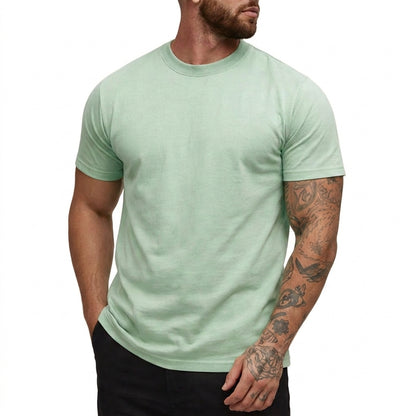 Herren-T-Shirt mit Rundhalsausschnitt und kurzen Ärmeln-T-shirt for men-Alpenkind