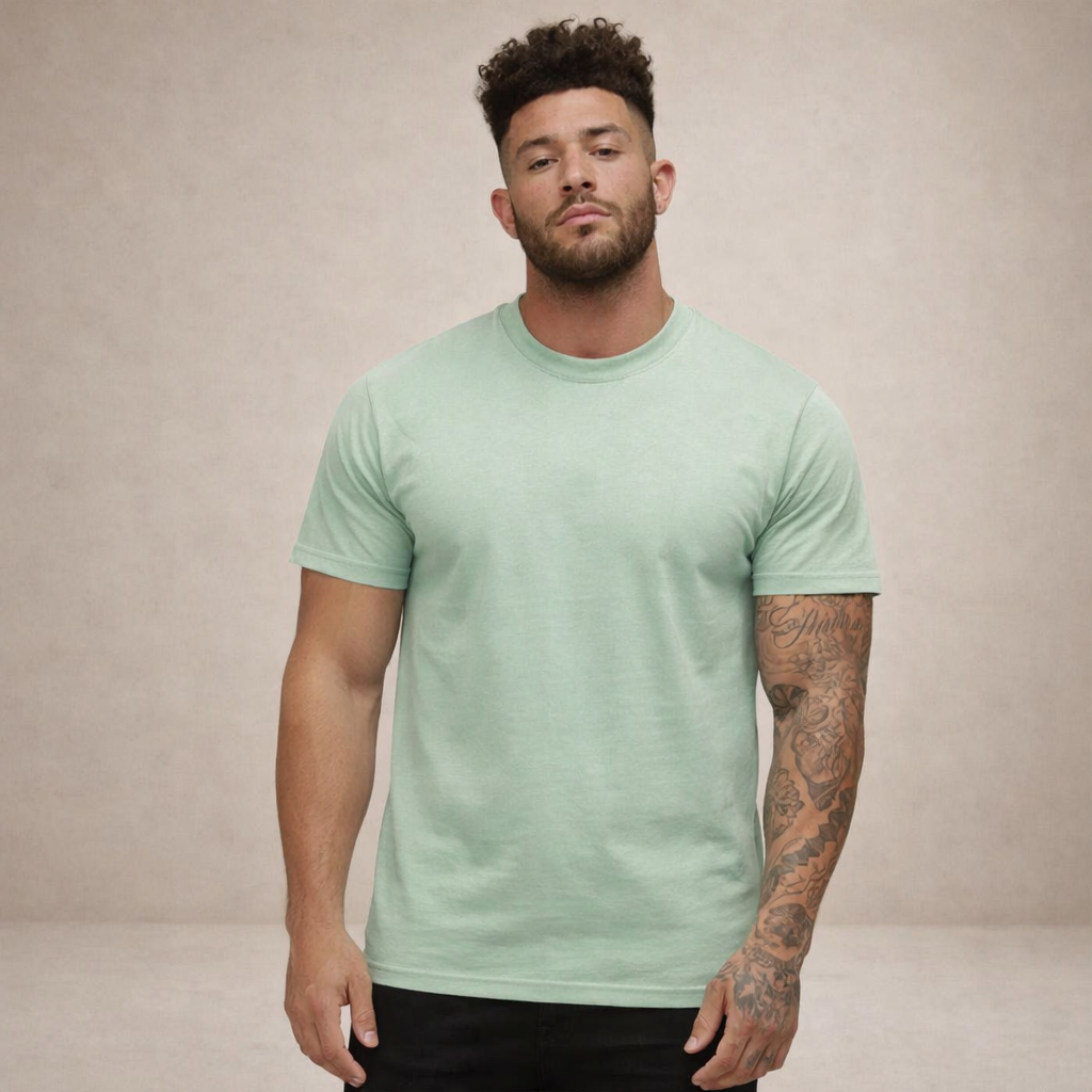 Herren-T-Shirt mit Rundhalsausschnitt und kurzen Ärmeln-T-shirt for men-Alpenkind