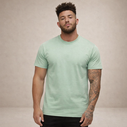 Herren-T-Shirt mit Rundhalsausschnitt und kurzen Ärmeln-T-shirt for men-Alpenkind