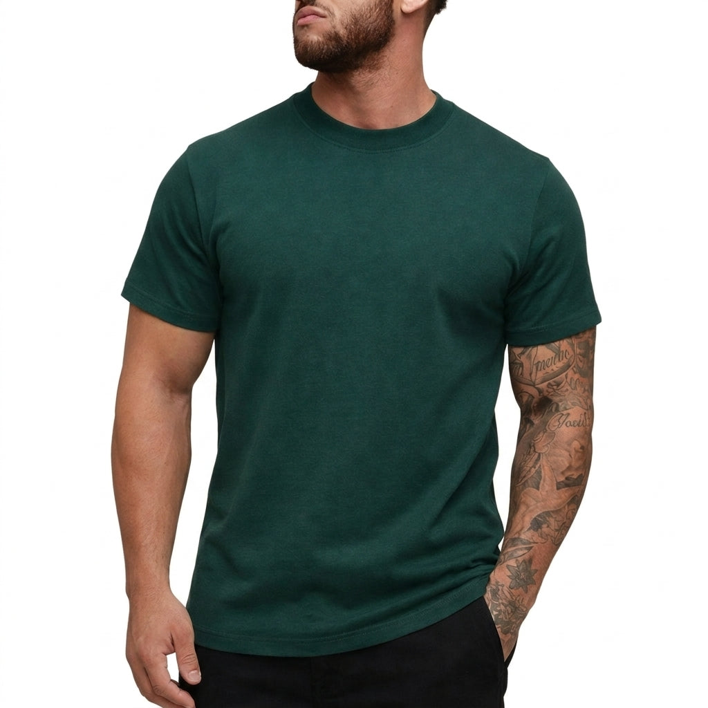 Herren-T-Shirt mit Rundhalsausschnitt und kurzen Ärmeln-T-shirt for men-Alpenkind