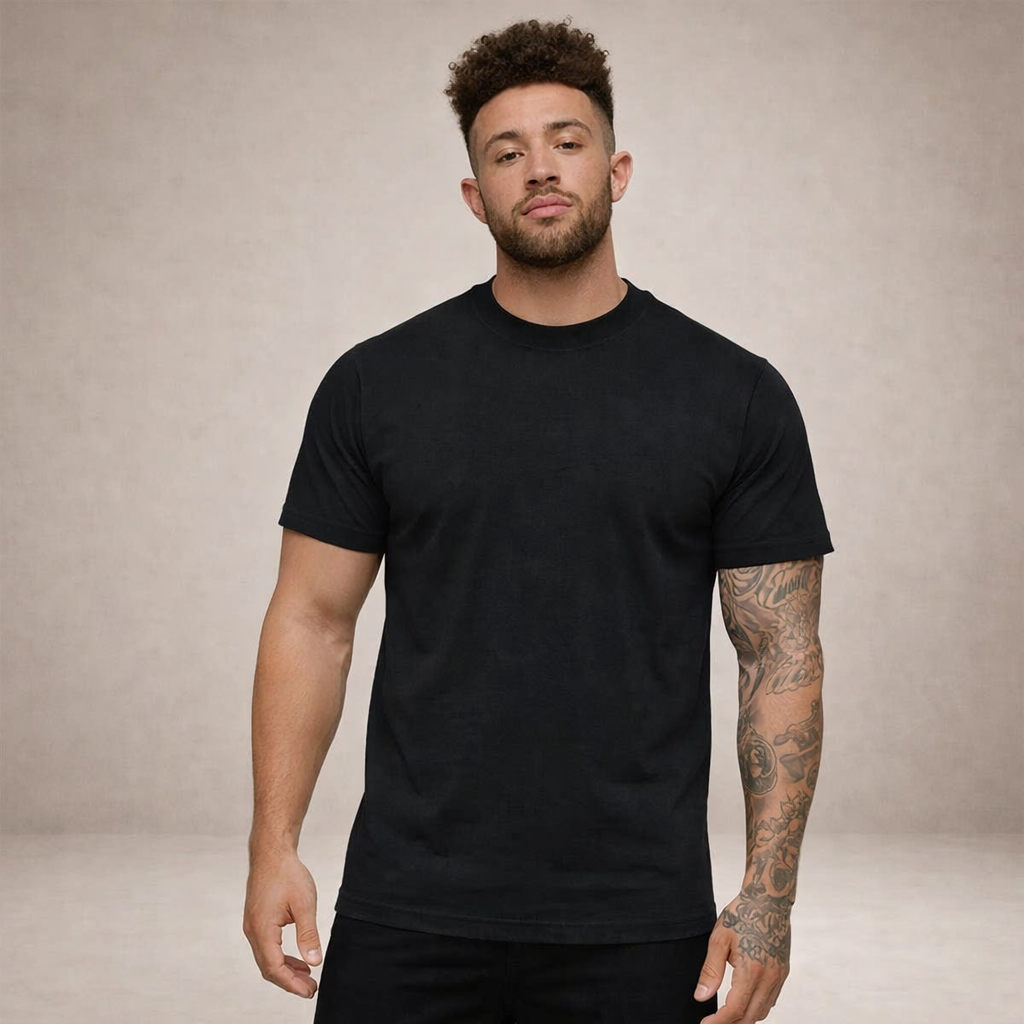 Herren-T-Shirt mit Rundhalsausschnitt und kurzen Ärmeln-T-shirt for men-Alpenkind