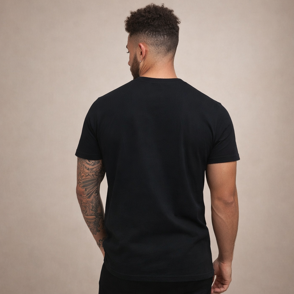 Herren-T-Shirt mit Rundhalsausschnitt und kurzen Ärmeln-T-shirt for men-Alpenkind