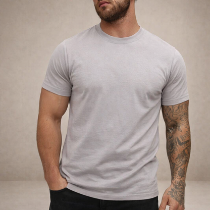 Herren-T-Shirt mit Rundhalsausschnitt und kurzen Ärmeln-T-shirt for men-Alpenkind