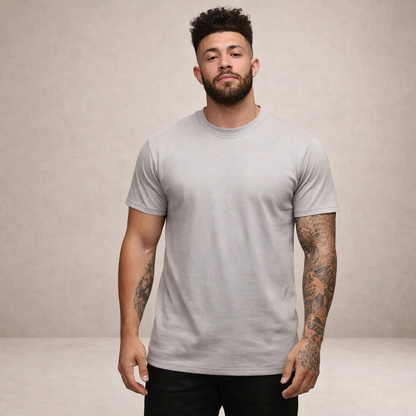 Herren-T-Shirt mit Rundhalsausschnitt und kurzen Ärmeln-T-shirt for men-Alpenkind