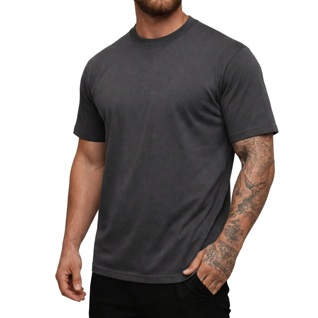 Herren-T-Shirt mit Rundhalsausschnitt und kurzen Ärmeln-T-shirt for men-Alpenkind