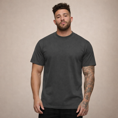 Herren-T-Shirt mit Rundhalsausschnitt und kurzen Ärmeln-T-shirt for men-Alpenkind